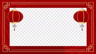 4K Animated Motion Graphic Video Stock | Looping Chinese Oriental Frame in 4K V2 by Under21 studio