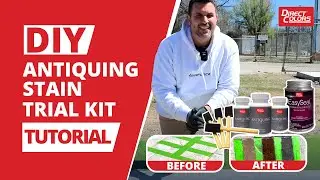 DIY Antiquing Stain Trial Kit Tutorial | Transform Your Space with Direct Colors