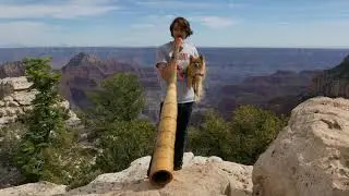 Didgeridoo at the Grand Canyon