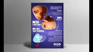 How to make flyer design in Photoshop