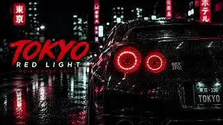 NOIR COAST DRIVE – Tokyo Red Light 🇯🇵 | Japanese Night Drive Synthwave • Street Racing Vibes