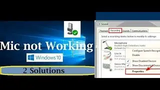 Internal Microphone not working in Windows 10 (02 Possible Solutions)