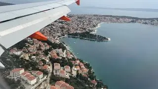 Aerial view | Landing At Split Airport | Croatia 🇭🇷