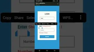 form validation 🔥 