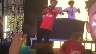 Amine performs "Wedding Crashers" featuring Offset at Bonnaroo 2017