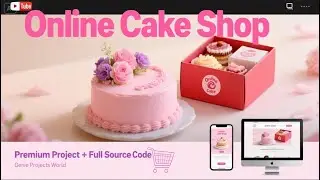 🎂Online Cake Shop Project using PHP | 💎Premium Project with Source Code and Report💎