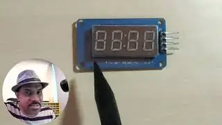 Interfacing TM1637 4-digit Seven Segment LED  module with RaspberryPi Pico using micropython