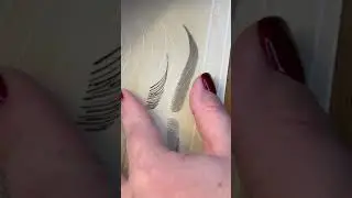 Left(their right) upside down brow
