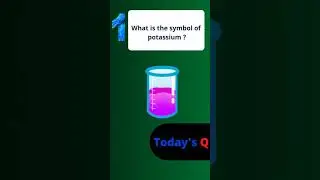 what is the symbol of potassium | chemistry
