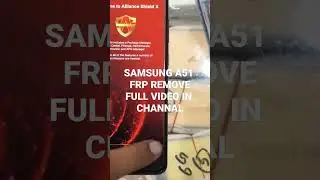 Samsung A51 Frp Bypass No Need PC