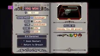 Enter the Gungeon any% gunslinger speedrun 10m 25s