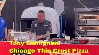 Watch Tony Gemignani Master The Art Of Cheese for Chicago Thin Crust Pizza At Pizza Expo!