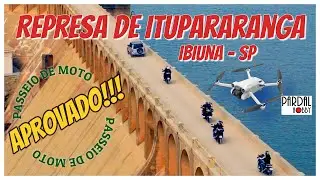 REPRESA de ITUPARARANGA - IBIUNA - SP - PASSEIO DE MOTO e DRONE DJI MINI 3 PRO