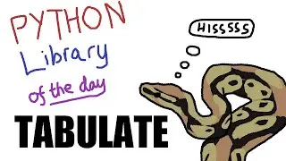 Tabulate - Python Library of the Day