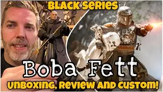 Tython Boba Fett Black Series Figure unboxing and review PLUS Custom Tutorial