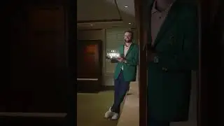 Sunday evening with the champion. #themasters