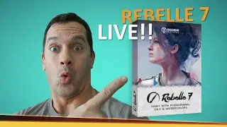Rebelle 7 Live painting group - Chameleon