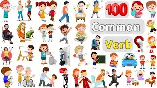 100 Common Action Verbs ll List of Common Action Words ll 100 Common Verbs Name
