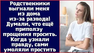 Родственники выгнали меня из дома из-за развода! Думали, что ещё приползу прощения просить...