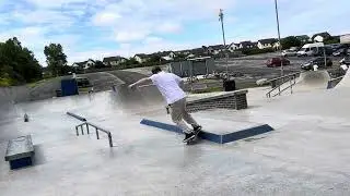 Learning Slappy BS 5050s at Concrete Waves Newquay