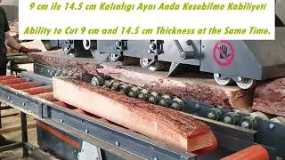 Multiple Rid Saw Close up -  Çoklu Dilme Makinesi Yakın Çekim