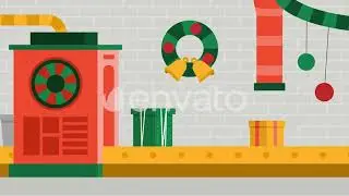 After Effects Template - Santa's Factory - Christmas Card