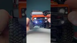 Installing the light to TRX4m by TRAXXAS RC Land Rover Defender 1/18 scale 