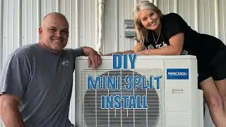 DIY Ductless Mini Split Multi Zone Install - MrCool