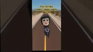 ONDEL-ONDEL NAIK MOTOR SAMBIL NANGIS 