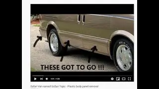 Safari Van named So$ari  Topic - Plastic body panel removal