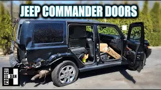JEEP COMMANDER FRONT AND REAR DOOR SWAP! DOOR HANDLE & INTERIOR PANEL SWAP TOO!!!