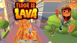 SUBWAY SURFERS FLOOR IS LAVA 2024 : HAMMY BEE AND SUPER RUNNER FERNANDO