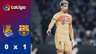 LA LIGA: REAL SOCIEDAD 0 x 1 BARCELONA