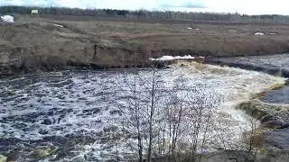 Весна. Тосно. Водопад