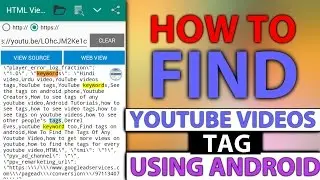 How to see the tags of any YouTube videos using Android