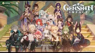 Happy Birthday Nahida Sumeru Group Picture | Sabzeruz Festival | Genshin Impact 5.1