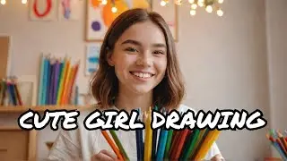 Cute Girl Drawing Tutorial for Kids!