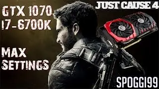Just Cause 4 - GTX 1070 & i7-6700K | FRAME-RATE TEST [maxed out, 1080p]