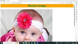 How to resize image in HTML & CSS