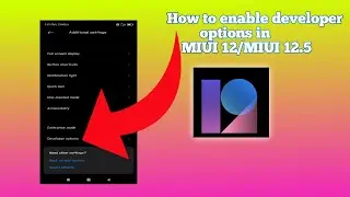 How to enable developer options in MIUI 12/MIUI 12.5