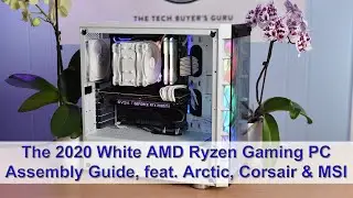 The Best $2000-$2500 White Ryzen Gaming PC Build - 2020 Assembly Guide feat. Arctic, Corsair & MSI