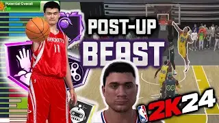 *THE MOST UNSTOPPABLE BUILD* IN 2K24 - YAO MING Build + Face Creation 2k24