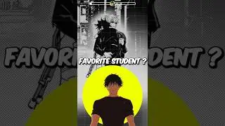 KON HAI GOJO KA FAVOURITE STUDENT #jjk #shorts #jujutsukaisen