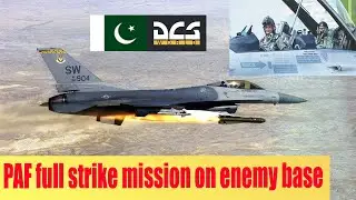 Pakistan Air Force Full Strike Mission on Enemy SAM sites || FUNNY Commentary || DCS Falcon Verse