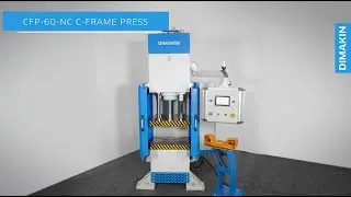 C Frame Press Touchscreen Control CFP 60T NC DIMAKIN Machinery