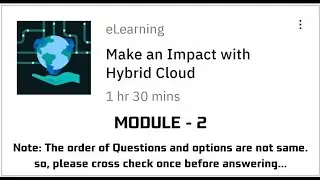 module-2 How does hybrid cloud support sustainability||Make an Impact with Hybrid Cloud #ibm