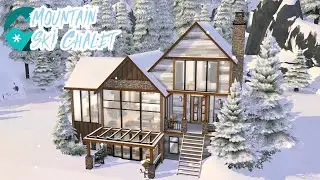 Mountain Ski Chalet | Sims 4 Snowy Escape | Speed Build