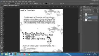 How To Spell Check In Photoshop CC/CS6/CS5 2018