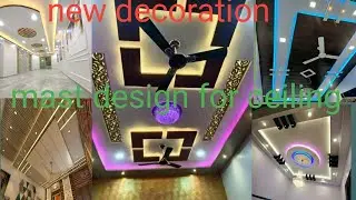 new decoration💯 bedroom design❤️ for ceiling Mo 9027130136 #ikpopdesigner #ceilingdesign