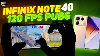Infinix Note 40 Pubg 90 Fps Test - Heating? | Battery? | 90 FPS? | Ahmad Plays